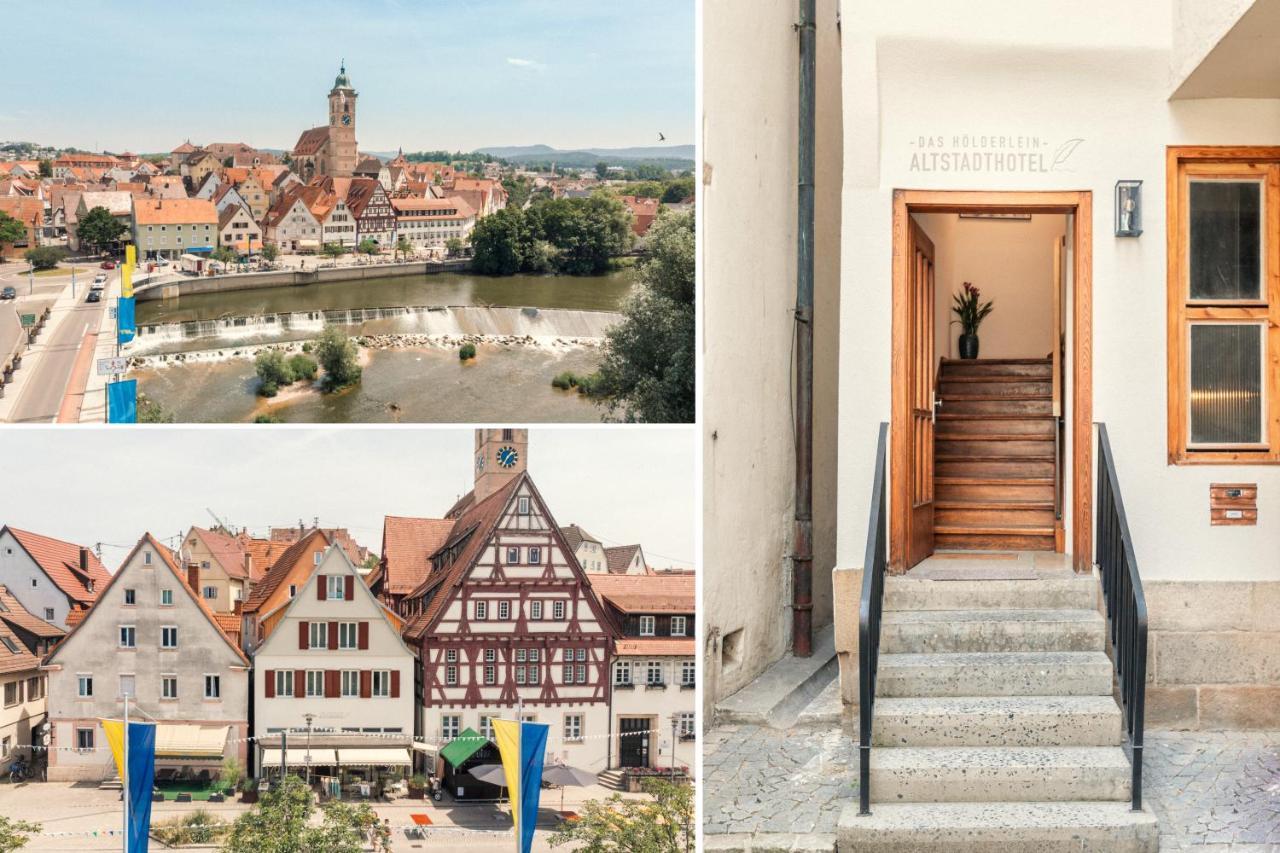 Das Hoelderlein - Altstadthotel เนือร์ทิงเงิน ภายนอก รูปภาพ
